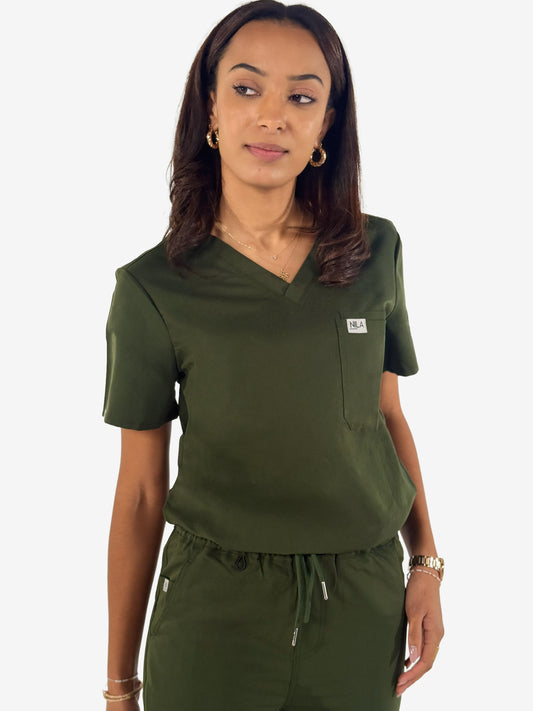 Eve V-Neck Scrub Top